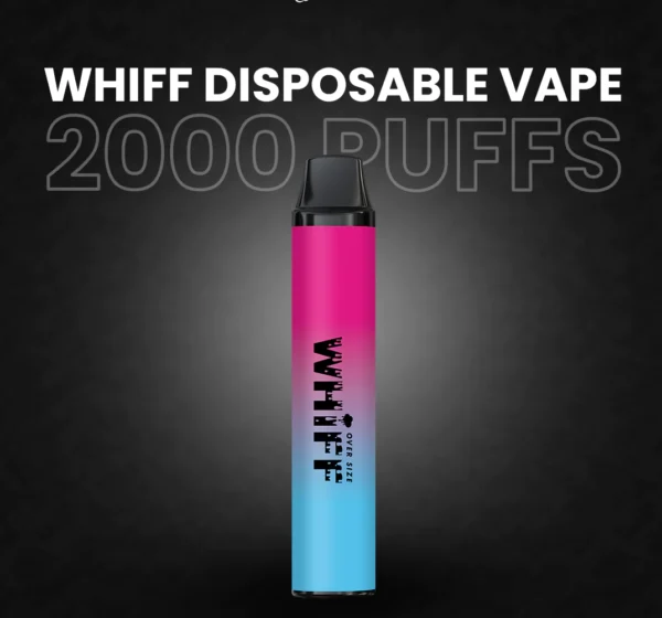 WHIFF DISPOSIBLE VAPE | 2000 PUFFS PRICE IN PAKISTAN